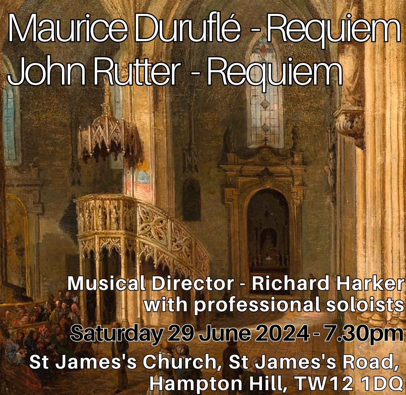 Concert: Requiems by Rutter and Duruflé